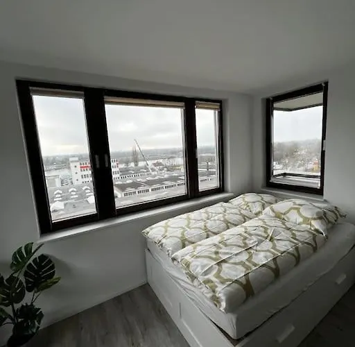 Apartament Exklusive Penthouse Zentral Mit Blick Auf Weser